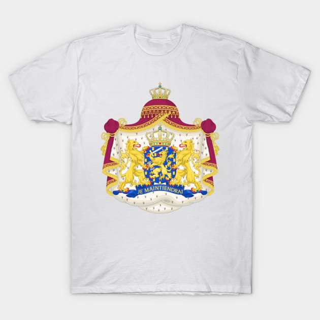 Royal coat of arms of the Netherlands T-Shirt by Flags of the World